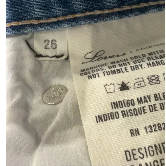 Lovers + Friends Jack High Rise Shorts in Westerly Women’s 26 - Picture 5 of 6